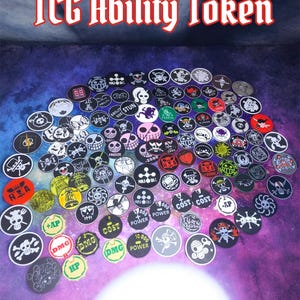 TCG MINI Token for Tin insert- 3D Printed- Fully Customizable - One Piece