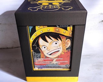 Triple Sleeves TCG Deck Box - One Piece- 3D Printed- Customized
