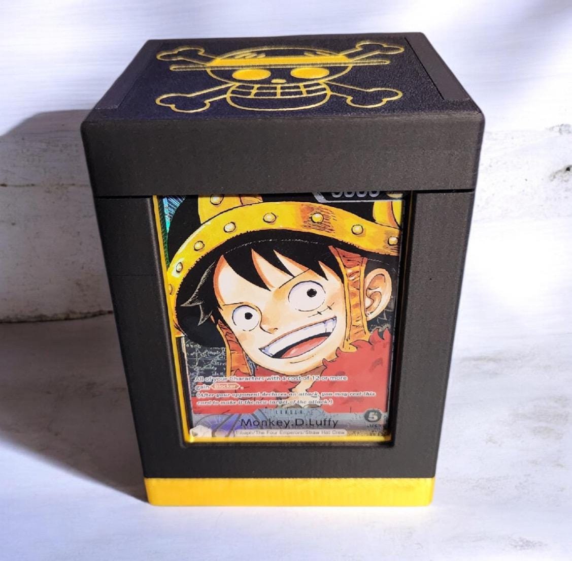 Triple Sleeves TCG Deck Box - One Piece- 3D Printed- Customized