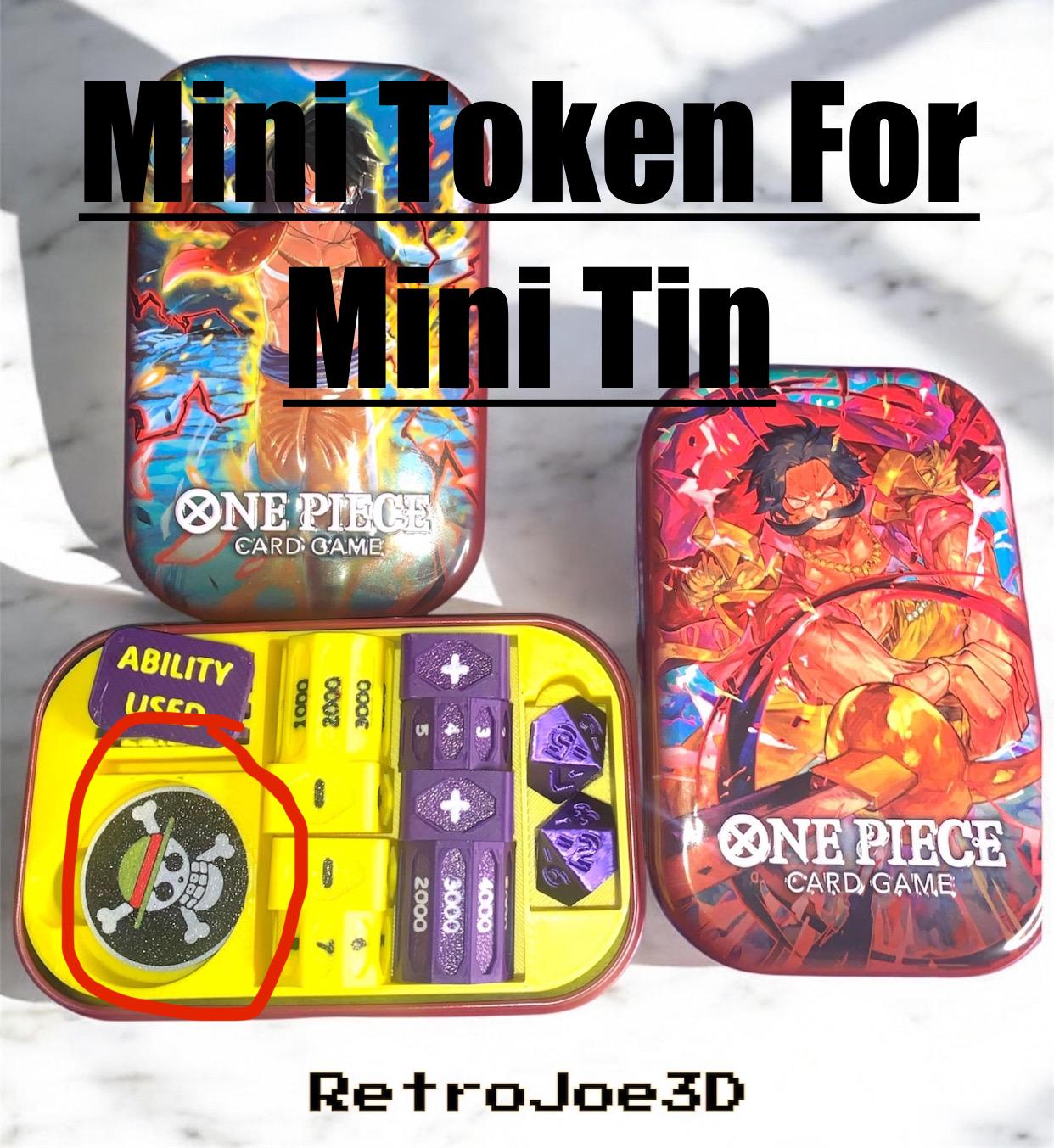 TCG MINI Token for Tin Insert- 3D Printed- Fully Customizable - One Piece -  Etsy