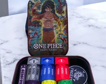 TCG -Large Empty Bin- Mini Tin Insert - 3D Printed- Customizable- Lots of Dice Space! One piece - Union Arena- MTG- Pokémon- Lorcana