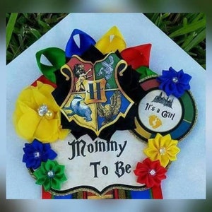 Magic Wizard Themed Baby Shower Mommy Badge or Corsage