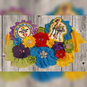 Baby Boy Toy Buddies Themed Baby Shower Mommy Belly Sash