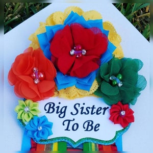 Baby Boy Fiesta Themed Baby Shower Big Sister/Grandma/etc Badge or Corsage