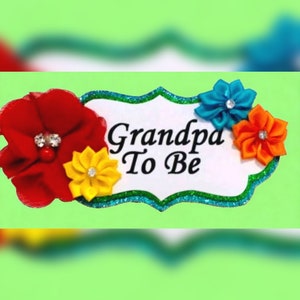 Baby Boy Fiesta Themed Baby Shower Big Brother/Grandpa/etc Badge