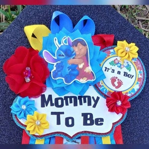 Baby Boy Hawaiian Buddies Themed Mommy Badge or Corsage