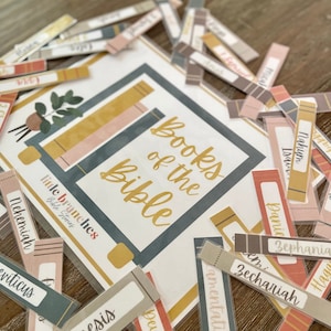 Books of the Bible Printable, Christian Homeschool Printable, Books of the Bible Workbook, Sunday School Lesson, Bible Activity