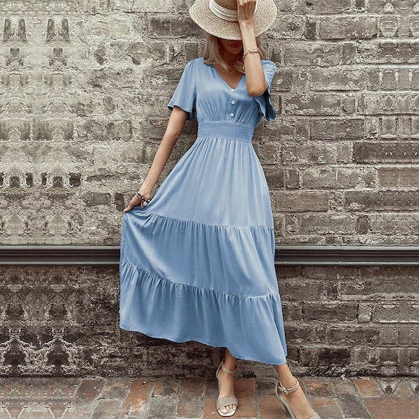 sage green bridesmaid dress Dresses Chiffon Long Style – TANYA BRIDAL Size:41W SubCat:Sequin-Dress Don't Miss Walmart's Trendy
