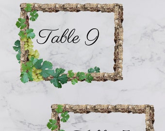 Printable Table Numbers - Etsy