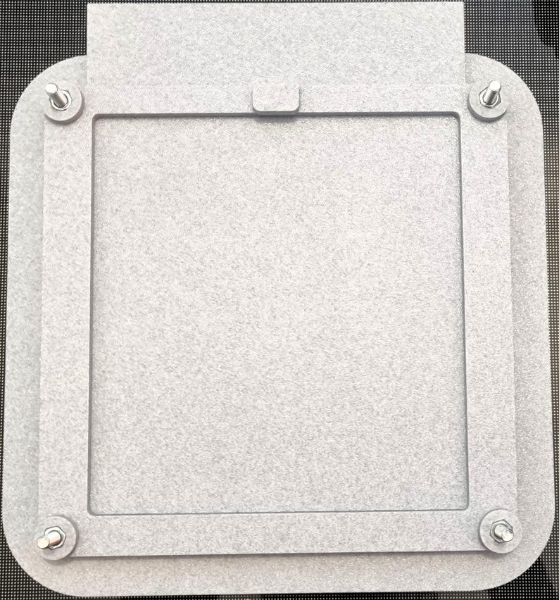 Rabbit Door Tunnel System - 3D Printed Rabbit Door With Flap for 6