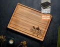 Personalized Dad Cutting Board, Father's Day Gift Cutting Board, Bamboo BBQ Board for Him, Custom Engraved Gift for Dad, Grill Lover Board