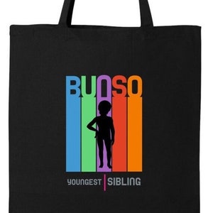 Bunso Kapatid tote Bag, Pinoy Youngest Sibling Bag, Light Compact Canvas Tote Bag, Perfect Unisex Gift for Pinoy Family and Friends