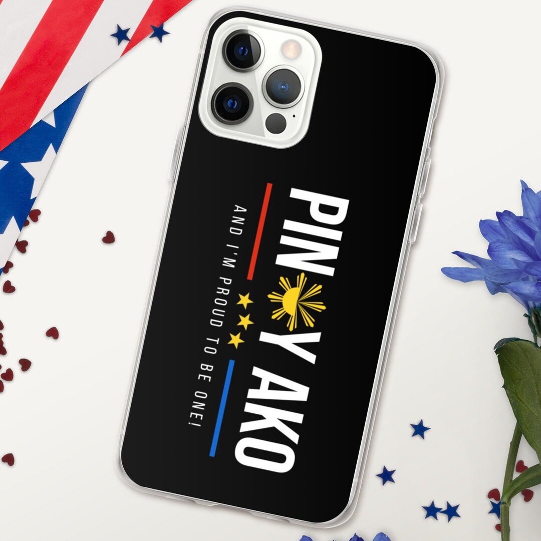 Pinoy Ako Sun and Stars Design iPhone Cover, Pilipino Pride iPhone Case