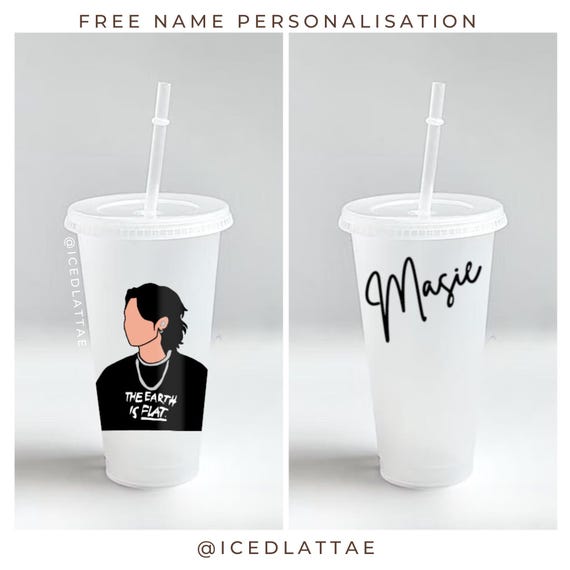 BTS Suga Min Yoongi Personalised 24oz Coffee Reusable Cold Cup