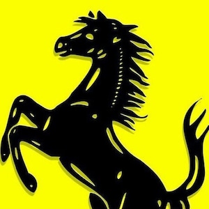 Ferrari Paard - Stutgart Paard Svg Dwg Dxf