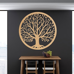 Tree of Life Wall Art, Large Tree of Life Wall Decor, Tree of Life Wood, Wood Wall Art, Tree Sign, Tree of Life, Living Room Wall Decor