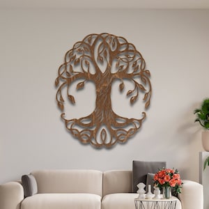 Tree of Life Wooden Wall Art, Wooden Blossom Tree Wall Decor, Tree Sign, Wooden Wall Hanging, Wall Decoration, Tree of Life Wall Art,
