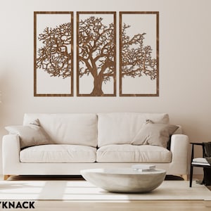 Árbol de la Vida, Arte de Pared, Diseño de Árbol, Decoración de Pared, Estilo Antiguo, Ideal para Colocar Sobre el Sofá, Sobre la Cama, Árbol de la Vida, Arte de Pared Grande