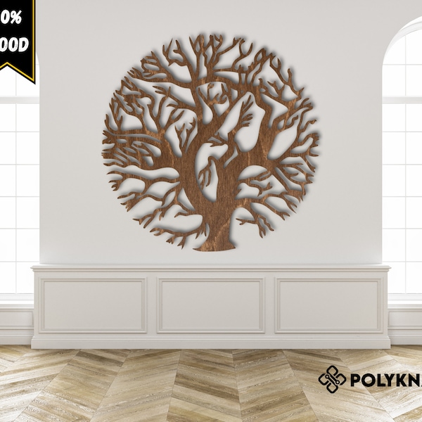 Large Tree of Life, Wood Wall Art, Circle Tree of Life, Wood Wall Hanging, Tree of Life Wood Wall Art, Tree Wall Art, Wooden Wall Decor