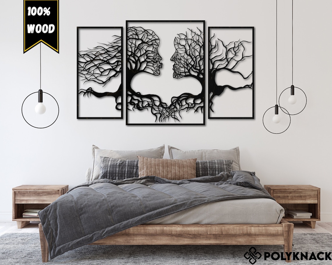 Statement Piece: Extra Large Tree of Life Wood Wall Art | Extra Large ...