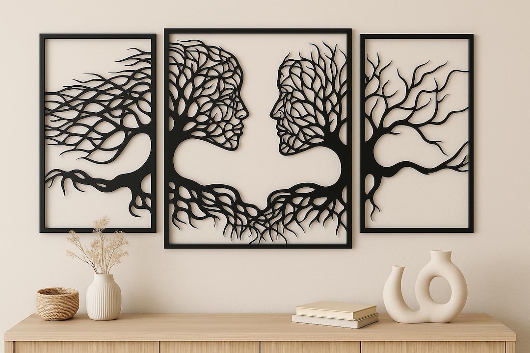 Statement Piece: Extra Large Tree of Life Wood Wall Art | Extra Large ...