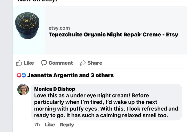 Tepezochuite organic night repair creme dry skin anti aging plant power popular now image 5