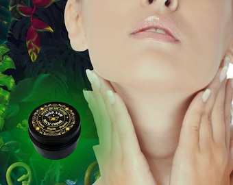 Wild Yam Neck Creme: biologische, Vegane Anti-Aging Hautpflege, Wechseljahre, unterstützt die Elastizität, fördert das Wohlbefinden.