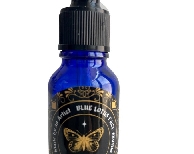 Travel size BLUE LOTUS youth preserve  face SERUM organic vegan cruelty free