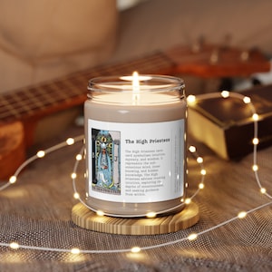 The High Priestess Tarot Candle