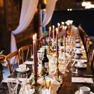 Tapered Dinner Candles Tall Taper Candles Wedding Candles Candle Stick Non Drip 10inch Candle Tall Candles image 10