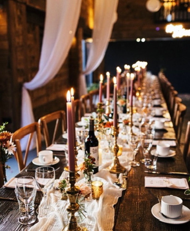 Tapered Dinner Candles Tall Taper Candles Wedding Candles Candle Stick Non Drip 10inch Candle Tall Candles image 10