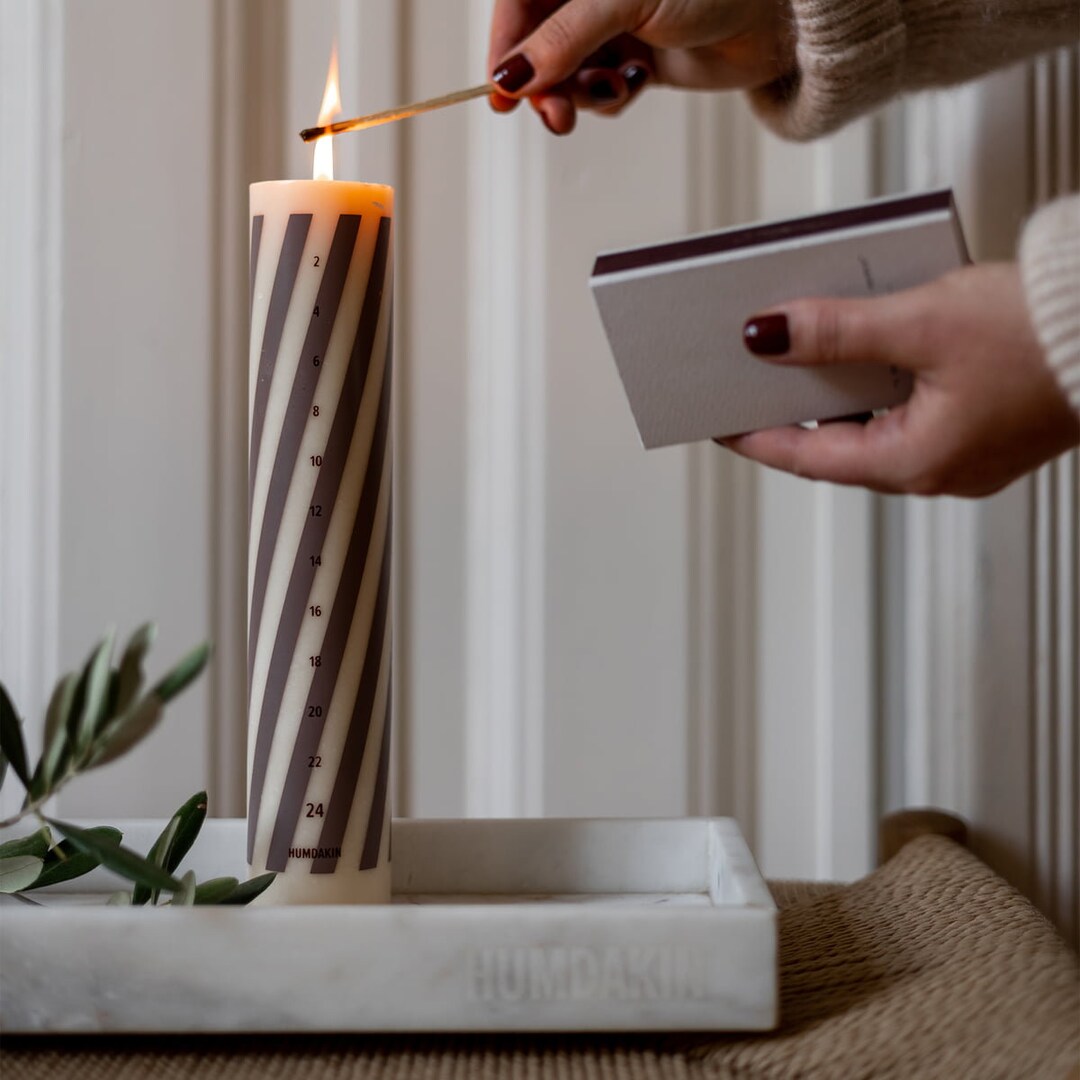 Advent Calendar Candles Taper Candle Church Candle Etsy UK