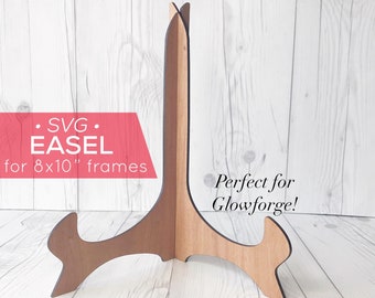 Large Easel Stand SVG - SVG Picture Frame Stand - Digital File Stand for Laser Cutter