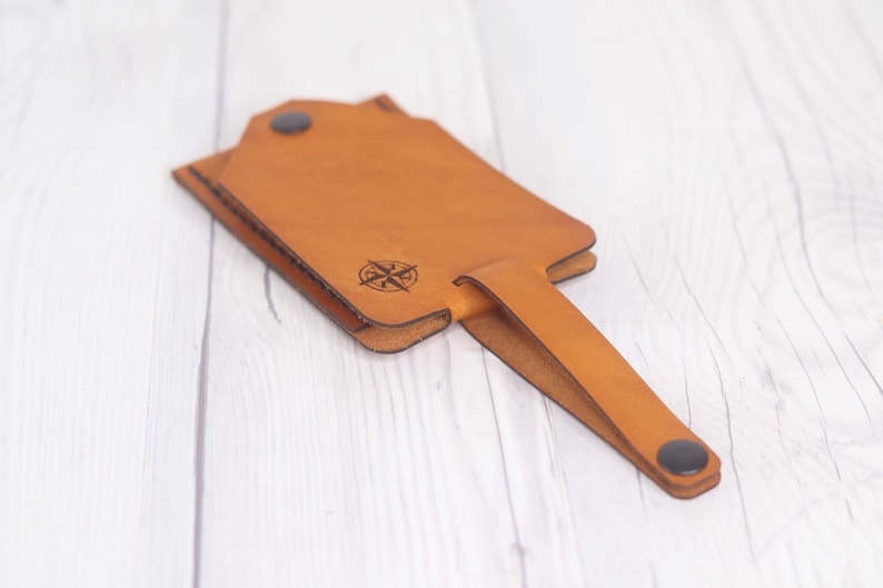 Leather Luggage Tag SVG Digital File for Luggage Tag Etsy
