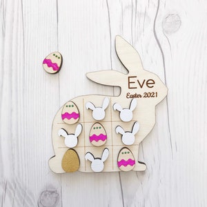 Tic Tac Toe Easter SVG Bunny Tic Tac Toe Digital File - Etsy