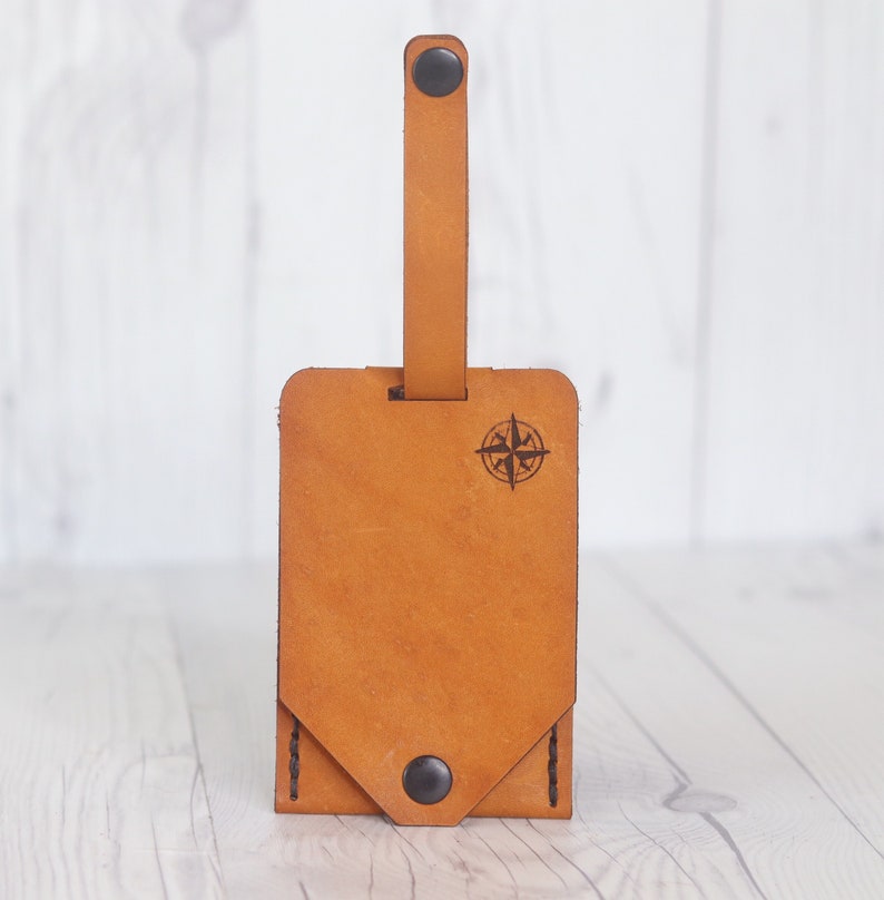 Leather Luggage Tag SVG Digital File for Luggage Tag Etsy