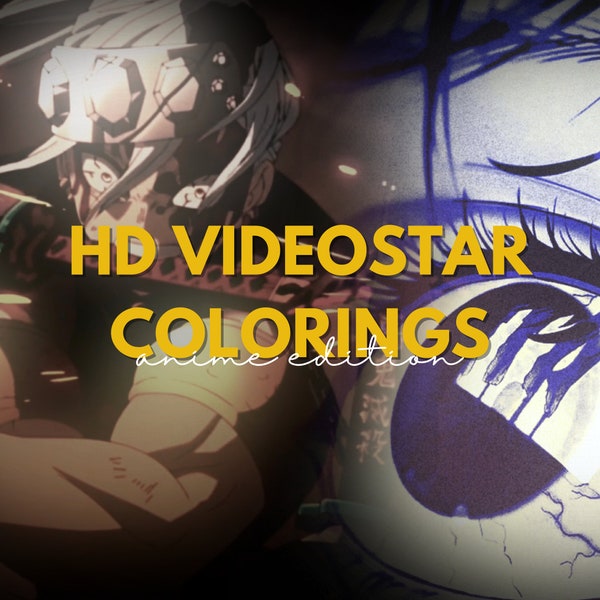 HD videostar coloring presets [anime edition]