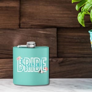 PERSONALIZED Bride Stainless Steel Flask,Just Married Flask,Stand by my Side Bridesmaid Flask,Custom Flask, Groomsmen Gift,Whiskey Flask