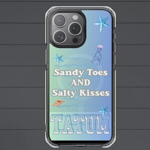 PERSONALIZED iPhone® Magnetic Clear Impact Cases, Beach iPhone® Case, Christmas Gift Phone Case, Custom Phone Case Gift for Her