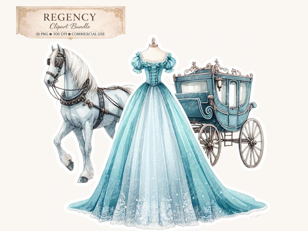 Regency Effect Icon Regency Scene Clipart Bundle | 12 Regency Scenes | Historical Manor ...