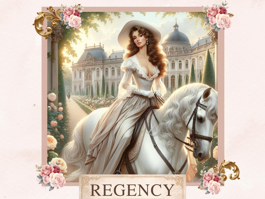 Regency Effect Icon Regency Scene Clipart Bundle | Regency Scenes | Historical Manor Parlor ...