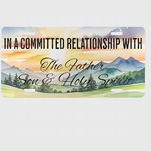 Religious License Plate PNG, Religious Cross License Plate Design PNG, Christian Affirmation Digital Download PNG, God License Plate png