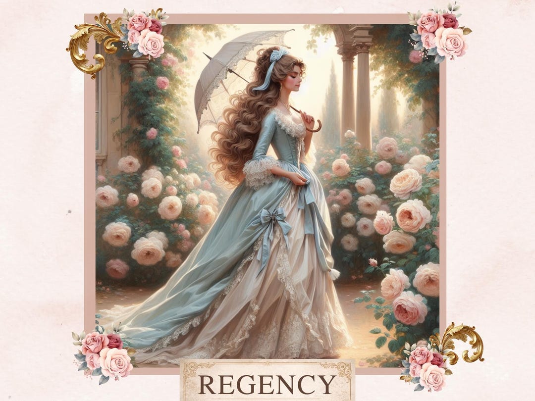 Regency Effect Icon Regency Scene Clipart Bundle | Regency Scenes | Historical Manor Parlor ...