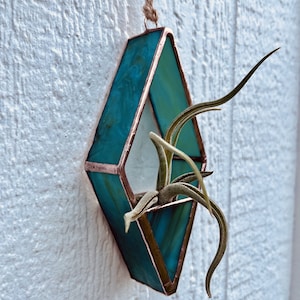 Stained Glass Air Plant Holder