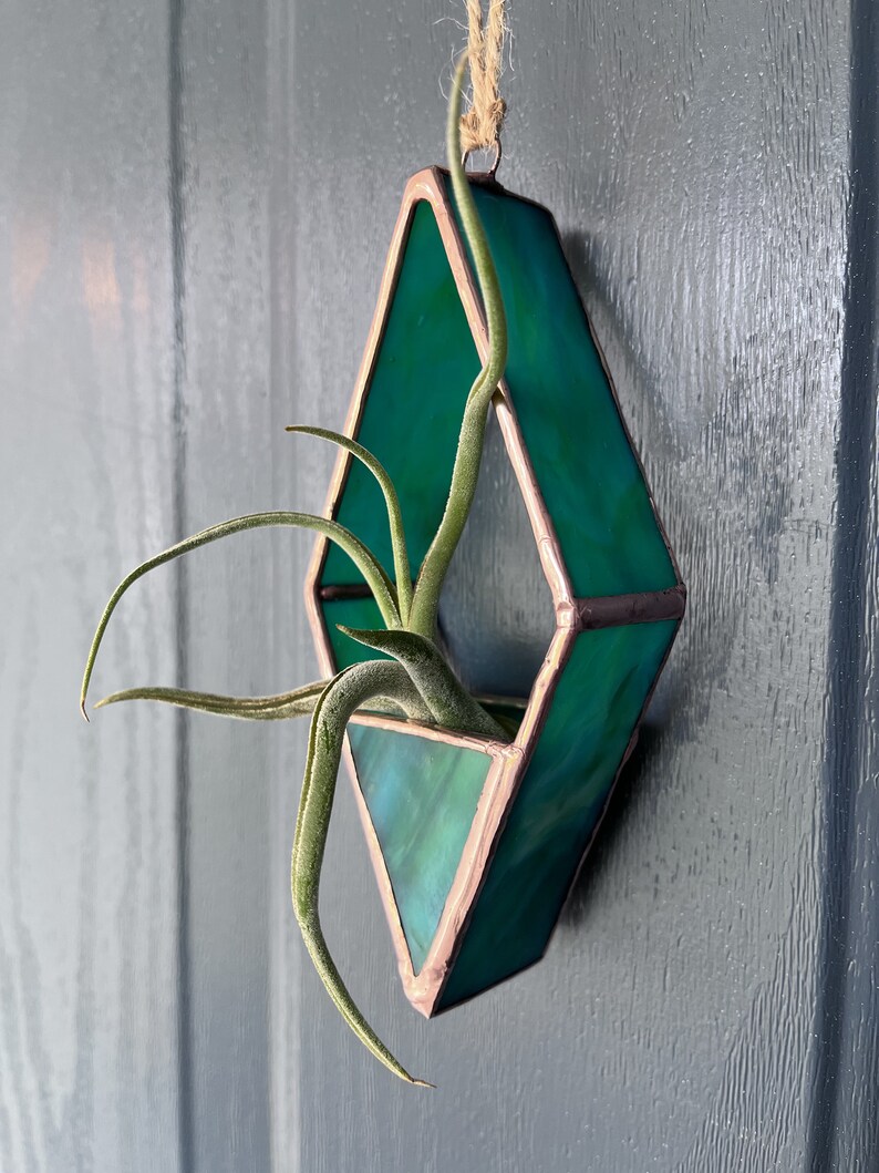 Stained Glass Air Plant Holder Etsy