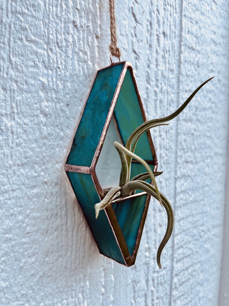 Stained Glass Air Plant Holder Etsy