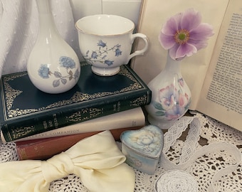 Regency Theme Hamper | Jane Austen Gift Mystery Box | Bridgerton Decor | Vintage Cottagecore | Teacups | Victorian Coquette Jewelry