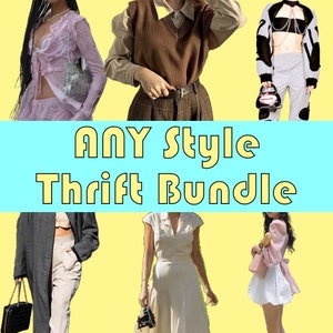 ANY Style Thrift Bundle | Custom Thrift Box | Unique Style Bundle | Thrifted Mystery Clothing Box