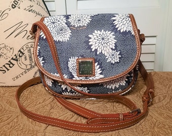 Vintage 1990s Dooney Bourke Briefcase Portfolio Bag Classic Pebble English Tan and Taupe Leathers Etsy