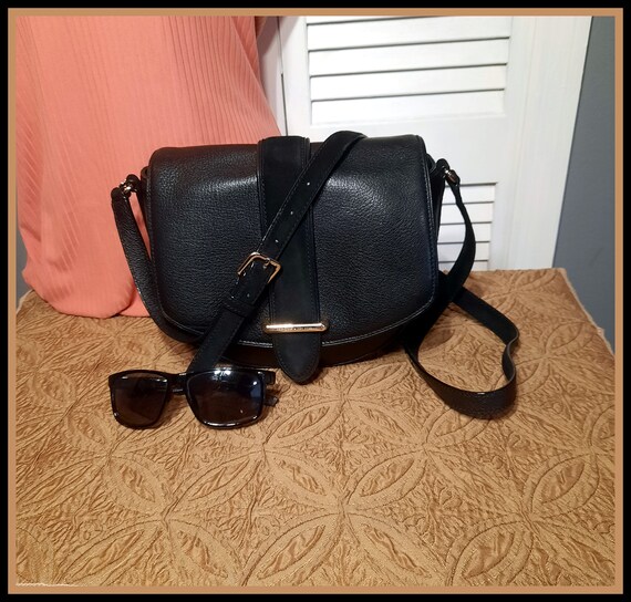 Kate Spade Black Leather and Suede Crossbody Kate… - image 3